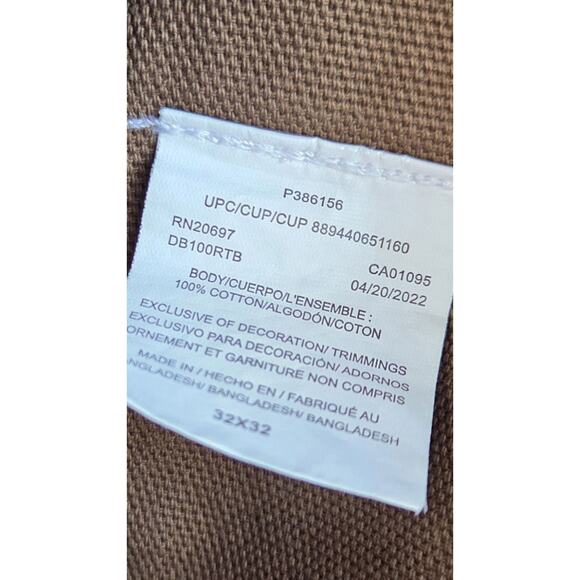 Effortless Cool Brown Overalls 🤎 Utility Chic Oversized Street Style Dickies - Picture 8 of 8